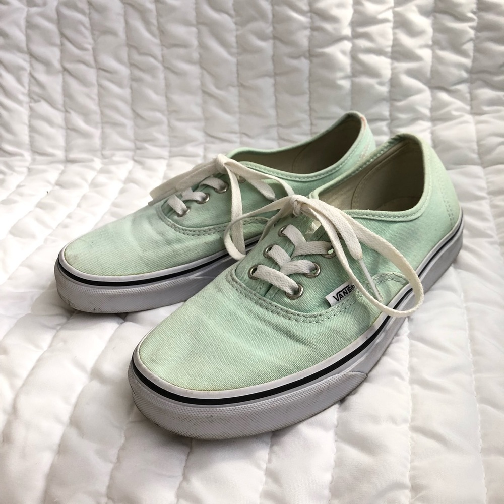 Mint Green Classic Vans